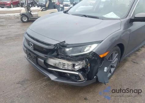 2019 Honda Civic Ex-L z USA, uszkodzony, nr VIN 19XFC1F76KE001854